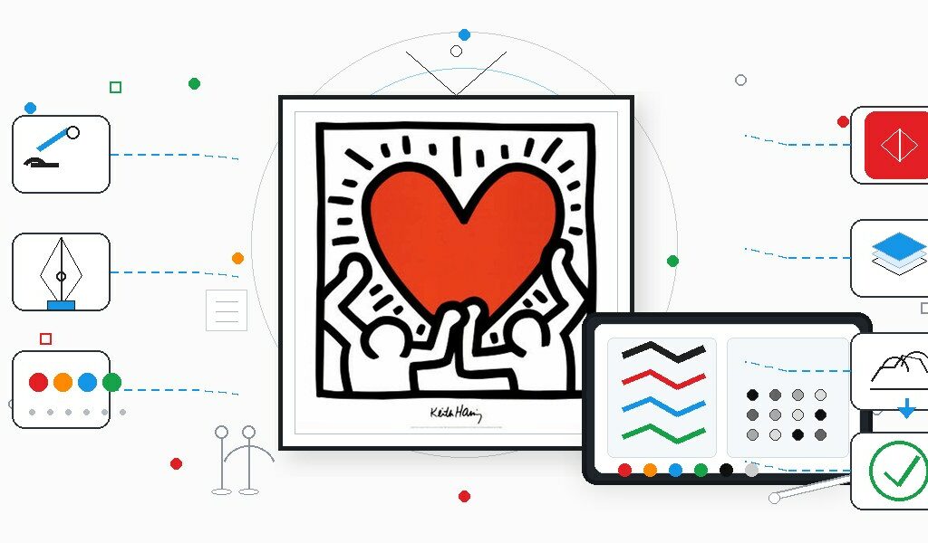 pennelli-keith-haring-ricreati-da-adobe