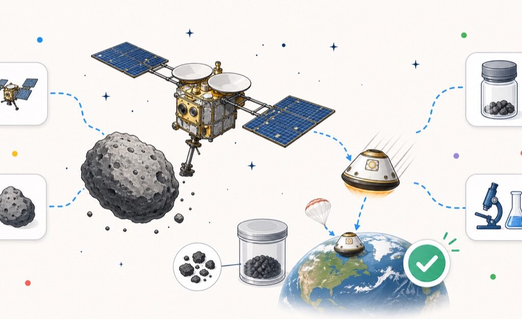 hayabusa-2-ci-ha-riportato-i-primi-frammenti-di-asteroide