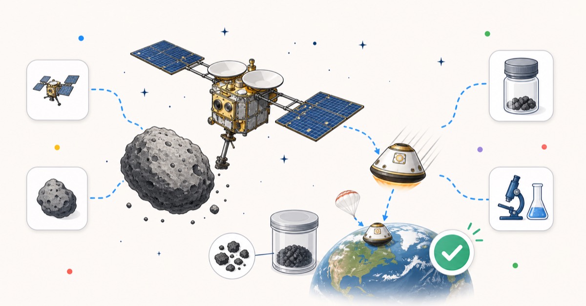 hayabusa-2-ci-ha-riportato-i-primi-frammenti-di-asteroide